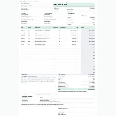 Faktur Proforma